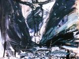 IM TAL DER VERZWEIFLUNG - Christus teilt die Welt-die Kälte bleibt, Öl auf Baumwolle, 200 x 130 cm.jpg